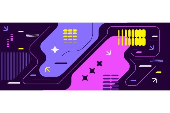 Abstract Futuristic Modern Background: A Vision for the Future of Design