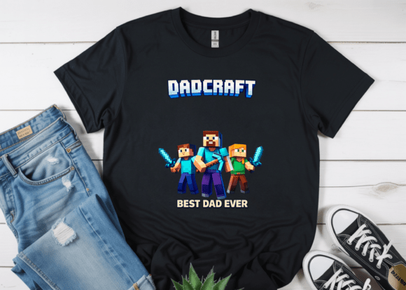 Best Gamer Dad Ever Block Game Style: A Unique Design for Gaming Enthusiast Dads