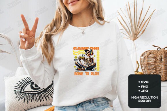 Bone to Play Skeleton Gamer Design: A Creative Asset for Gamers and Creators
