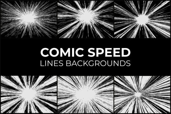 Comic Speed Lines Backgrounds
