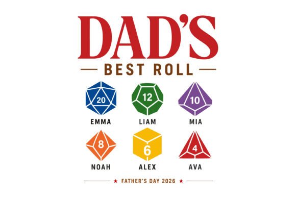Dad’s Best Roll Father’s Day Dice: A Unique Gaming Gift for the Family
