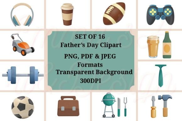 Father’s Day Clipart Bundle