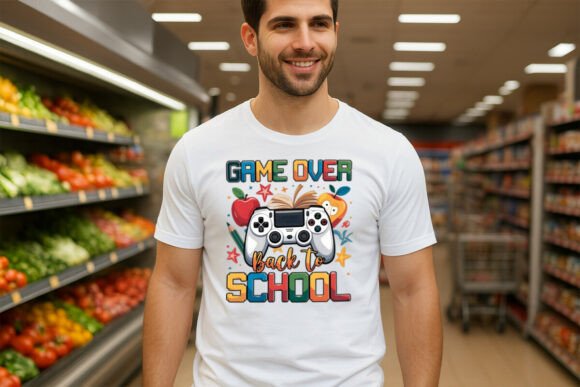 Game Over Back to School PNG – Gamer Stu
