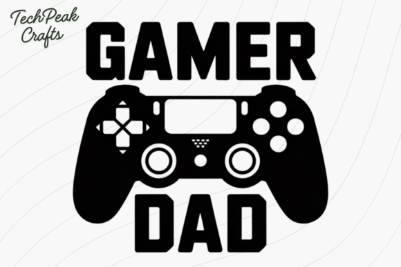 Gamer Dad PNG Father’s Day Shirt SVG: A Strategic Choice for Modern Dad-Geek Branding