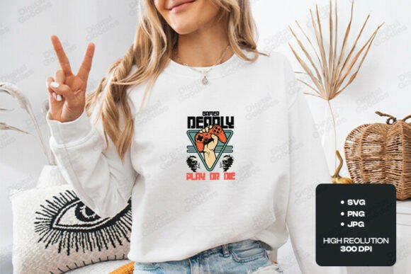 Gamer Deadly Play or Die Design: A Fusion of Edgy Aesthetics and Practical Application