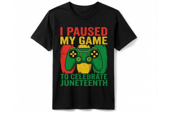 Gamer Juneteenth Celebration T-shirt