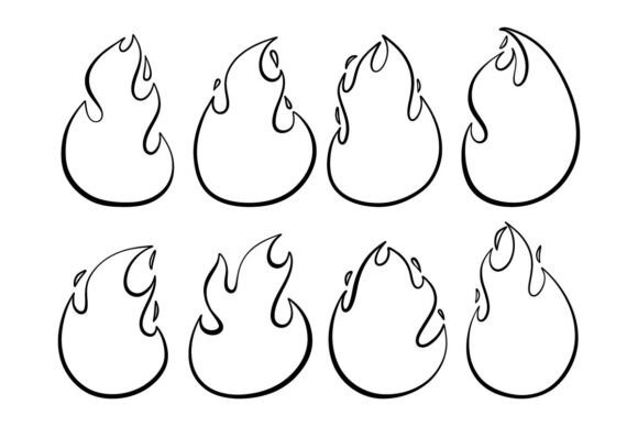 Hand Drawn Fire Flame Icon Doodle Vector: A Strategic Design Tool for Creative Professionals