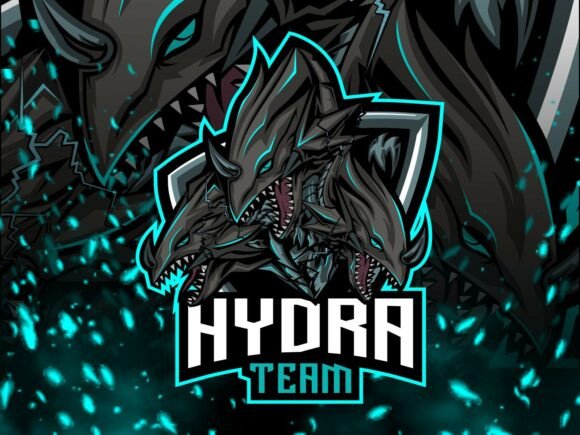 Hydra Team Mascot Logo: A Bold and Aggressive Esports Identity