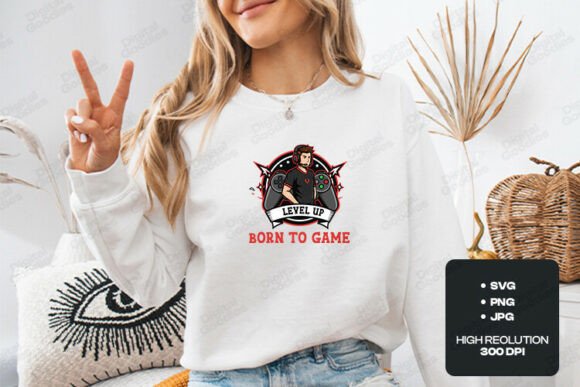 Level Up Born to Game Esports Logo: A Symbol of Gaming Identity