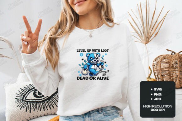 Level Up with Loot Teddy Gamer Art: A Bold Addition to Your Gaming Projects