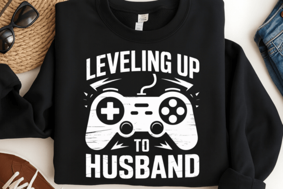Leveling Up to Husband PNG: A Unique Gaming-Inspired Design for Wedding and Bachelor Party Themes