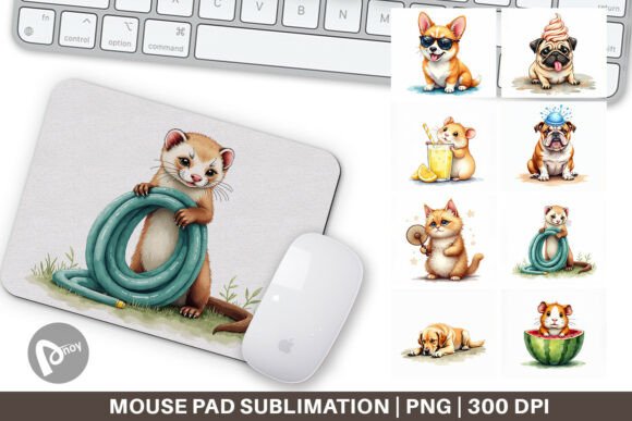 Melting Pets Mouse Pad: A Creative and Functional Addition to Your Workspace
