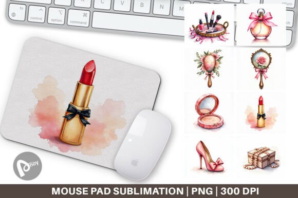 Retro Coquette Bow Mouse Pad: A Stylish and Functional Addition to Your Workspace