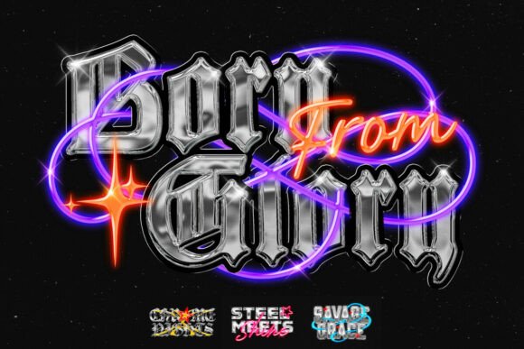Silver Chrome Text Effect for Bold Visuals