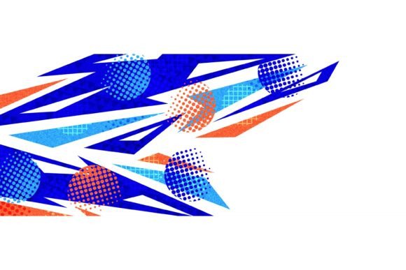 Sport Background with Sharp Shapes
