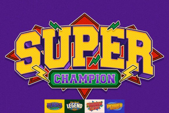 Superhero Comic Badge Text Effect: Bold, Dynamic, and Ready for Action
