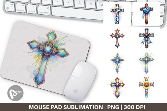 Western Cross Mouse Pad Sublimation PNG: A Strategic Tool for Productivity and Creativity